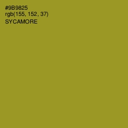 #9B9825 - Sycamore Color Image