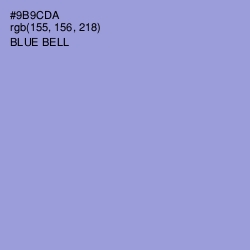 #9B9CDA - Blue Bell Color Image