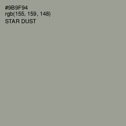 #9B9F94 - Star Dust Color Image