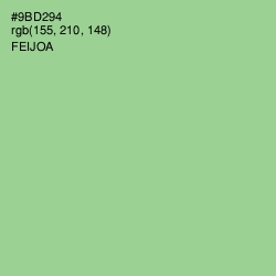 #9BD294 - Feijoa Color Image
