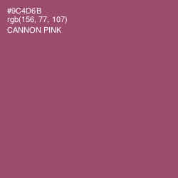 #9C4D6B - Cannon Pink Color Image