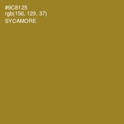 #9C8125 - Sycamore Color Image