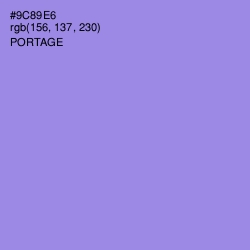 #9C89E6 - Portage Color Image