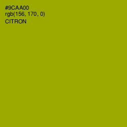 #9CAA00 - Citron Color Image