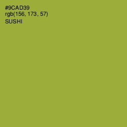 #9CAD39 - Sushi Color Image