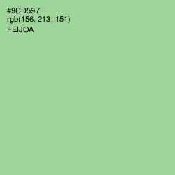 #9CD597 - Feijoa Color Image