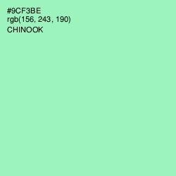 #9CF3BE - Chinook Color Image