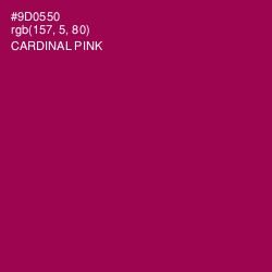 #9D0550 - Cardinal Pink Color Image