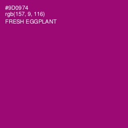 #9D0974 - Fresh Eggplant Color Image