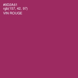 #9D2A61 - Vin Rouge Color Image