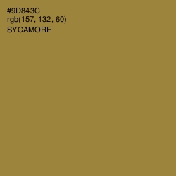 #9D843C - Sycamore Color Image