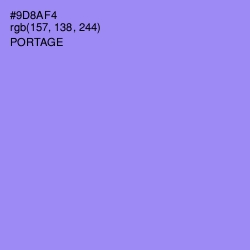 #9D8AF4 - Portage Color Image