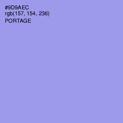 #9D9AEC - Portage Color Image