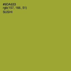 #9DA633 - Sushi Color Image