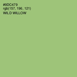 #9DC479 - Wild Willow Color Image