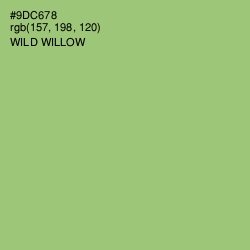 #9DC678 - Wild Willow Color Image