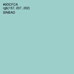 #9DCFCA - Sinbad Color Image