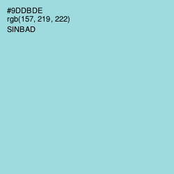 #9DDBDE - Sinbad Color Image