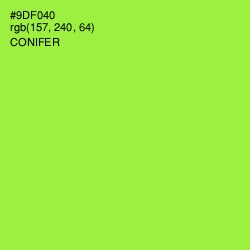 #9DF040 - Conifer Color Image