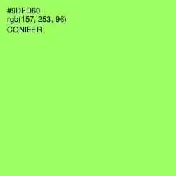 #9DFD60 - Conifer Color Image