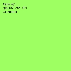 #9DFF61 - Conifer Color Image