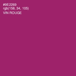 #9E2269 - Vin Rouge Color Image