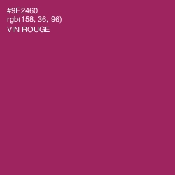 #9E2460 - Vin Rouge Color Image