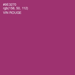 #9E3270 - Vin Rouge Color Image