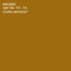#9E6B0E - Corn Harvest Color Image