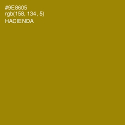 #9E8605 - Hacienda Color Image