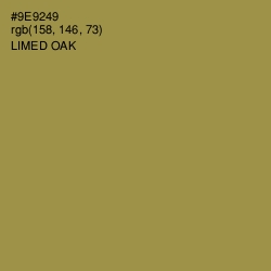 #9E9249 - Limed Oak Color Image