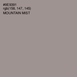 #9E9391 - Mountain Mist Color Image