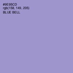 #9E95CD - Blue Bell Color Image
