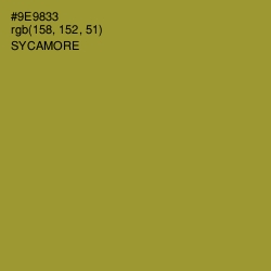 #9E9833 - Sycamore Color Image