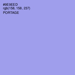 #9E9EED - Portage Color Image