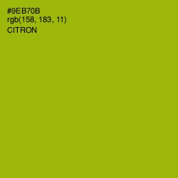 #9EB70B - Citron Color Image