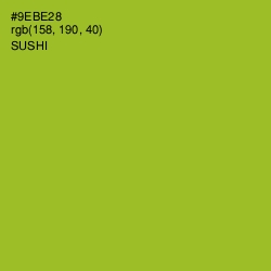 #9EBE28 - Sushi Color Image