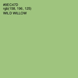 #9EC47D - Wild Willow Color Image