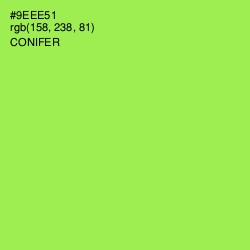 #9EEE51 - Conifer Color Image