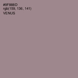 #9F888D - Venus Color Image