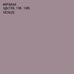#9F8A94 - Venus Color Image