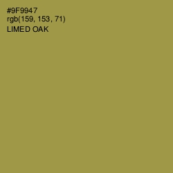 #9F9947 - Limed Oak Color Image