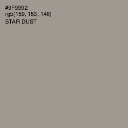 #9F9992 - Star Dust Color Image
