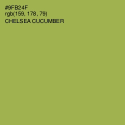 #9FB24F - Chelsea Cucumber Color Image