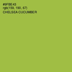 #9FBE43 - Chelsea Cucumber Color Image
