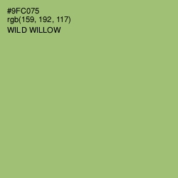 #9FC075 - Wild Willow Color Image