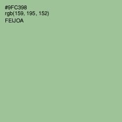 #9FC398 - Feijoa Color Image