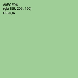 #9FCE96 - Feijoa Color Image