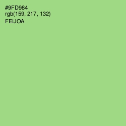 #9FD984 - Feijoa Color Image
