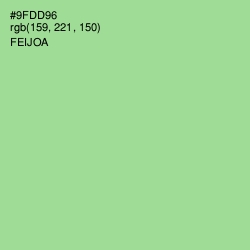 #9FDD96 - Feijoa Color Image